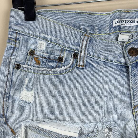 Abercrombie & Fitch Y2K Low-Rise Micro Shorts Size 2 – Ultra Short, Trendy - Picture 8 of 12